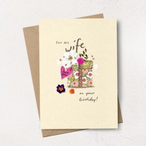 Wife Birthday Present Card Wife Birthday Present Card