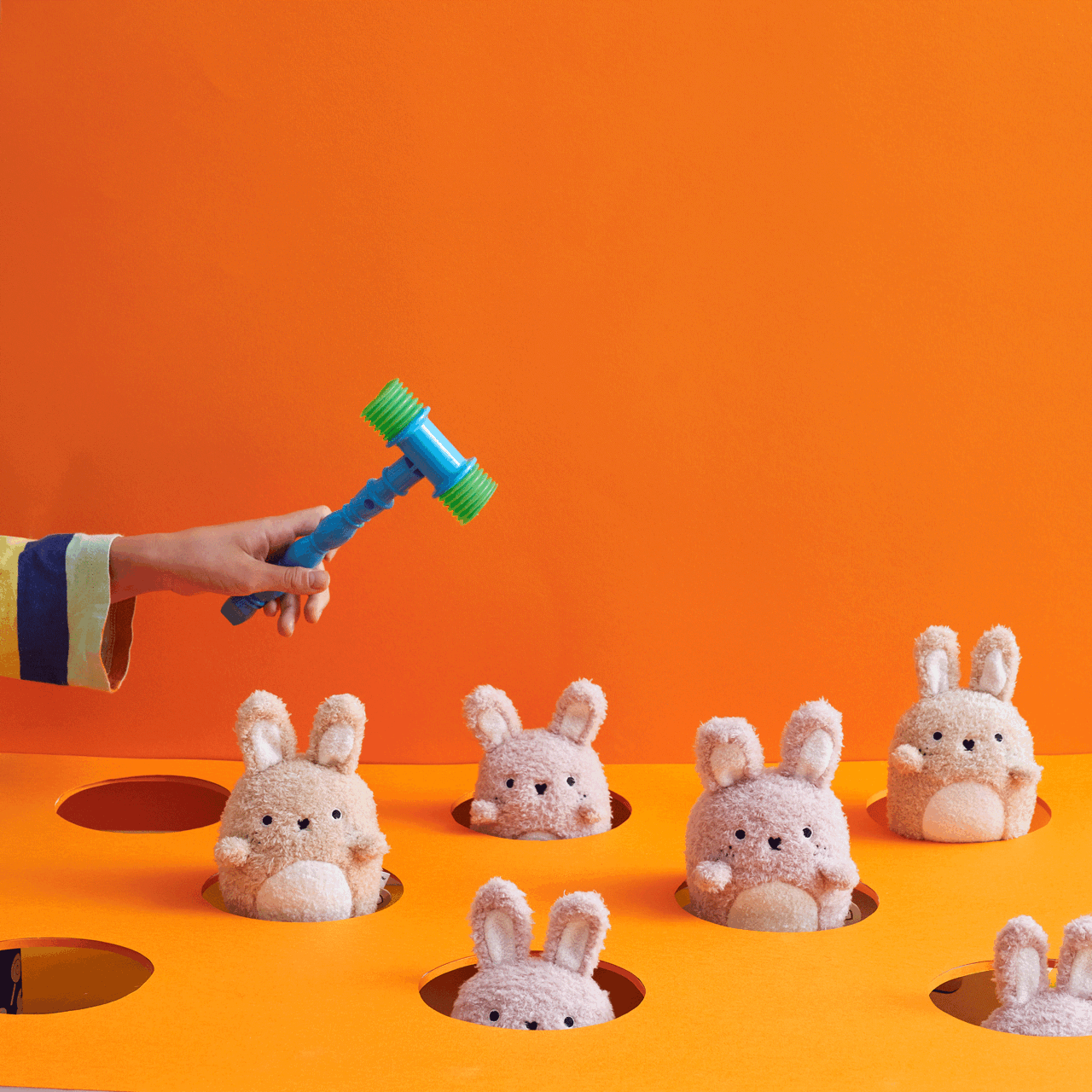 Noodoll Riceball Beige Rabbit Plush Toy 4 IMG 5131.gif