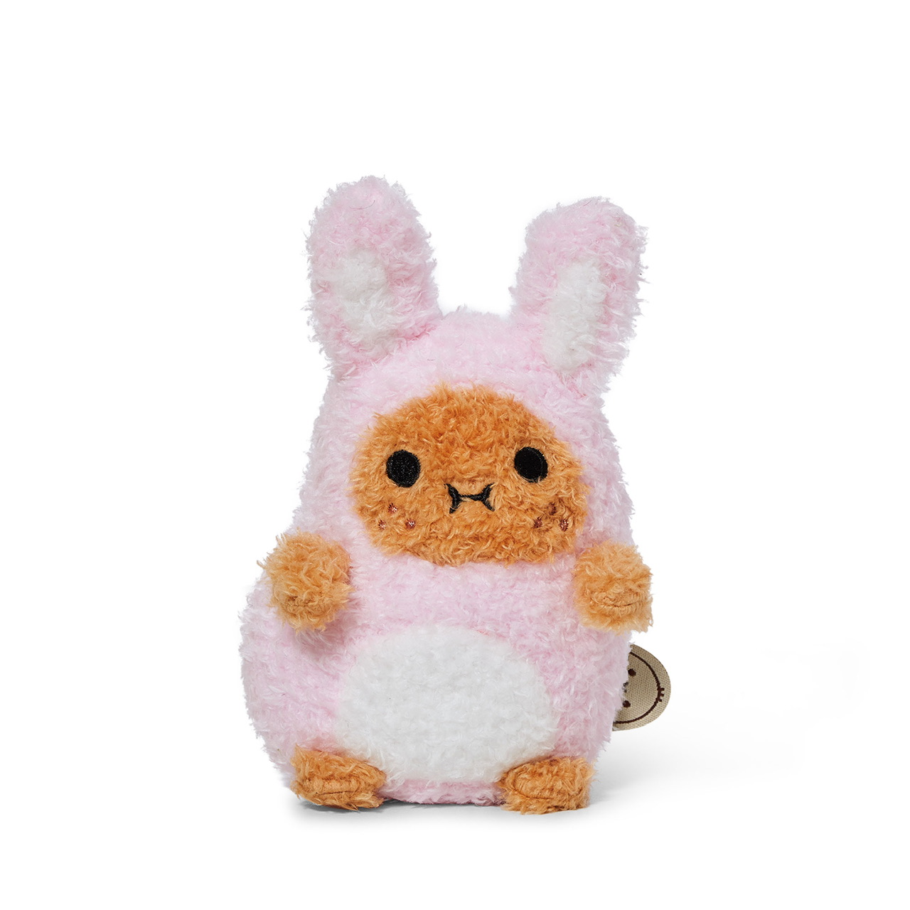 Noodoll Ricespud Pink Bunny Mini Sitting Plush Toy IMG 5145.jpeg