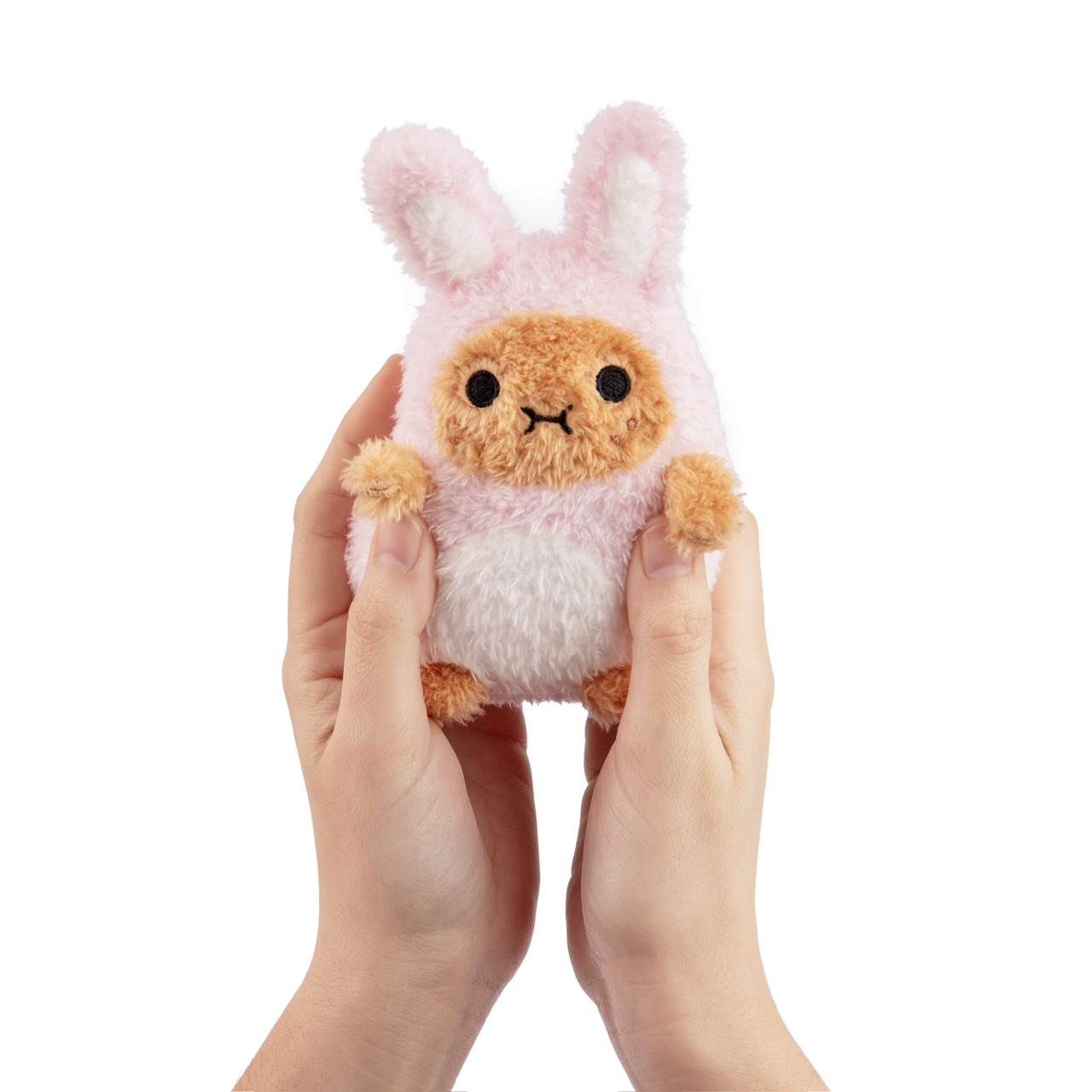 Noodoll Ricespud Pink Bunny Mini Sitting Plush Toy 5 IMG 5153.jpeg