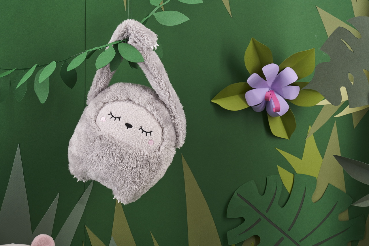 Noodoll Riceless Grey Sloth Plush Toy 4 IMG 5162.jpeg