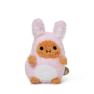 Noodoll Ricespud Pink Bunny Mini Sitting Plush Toy