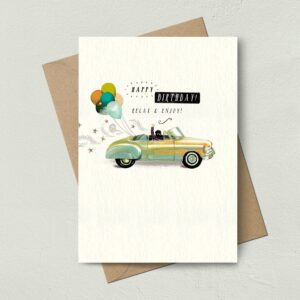 Relax and Enjoy Your Birthday Car Card Relax and Enjoy Your Birthday Car Card