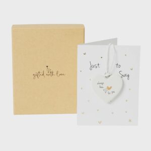 Always Here For You – Porcelain Boxed Hanging Decoration with Card Always Here For You Porcelain Boxed Hanging Decoration with Card