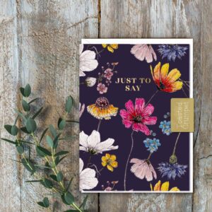 Just To Say (Regency Gardens Noir) Mini Card Just To Say (Regency Gardens Noir) Mini Card