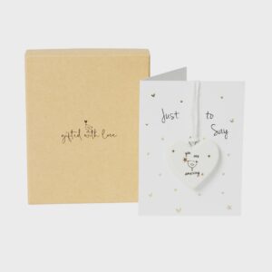 You Are Amazing – Porcelain Boxed Hanging Decoration with Card You Are Amazing Porcelain Boxed Hanging Decoration with Card