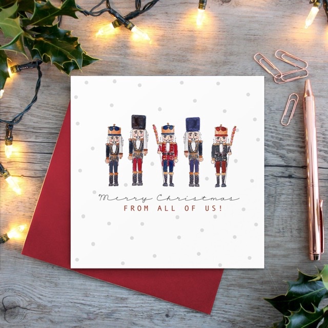 Merry Christmas From All Of Us Christmas Card Merry Christmas From All Of Us Christmas Card
