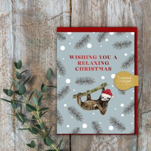 Relaxing Christmas (Sloth) Mini Card