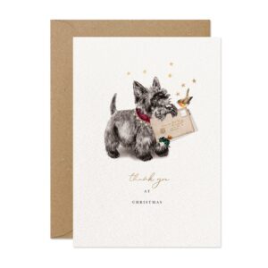 Thank You Scottie Christmas Card