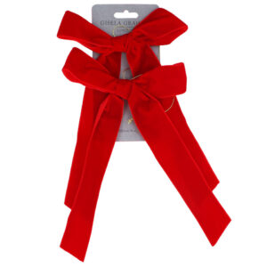 Pack of 2 Hanging Decorations – Red Bows IMG 5198.jpeg