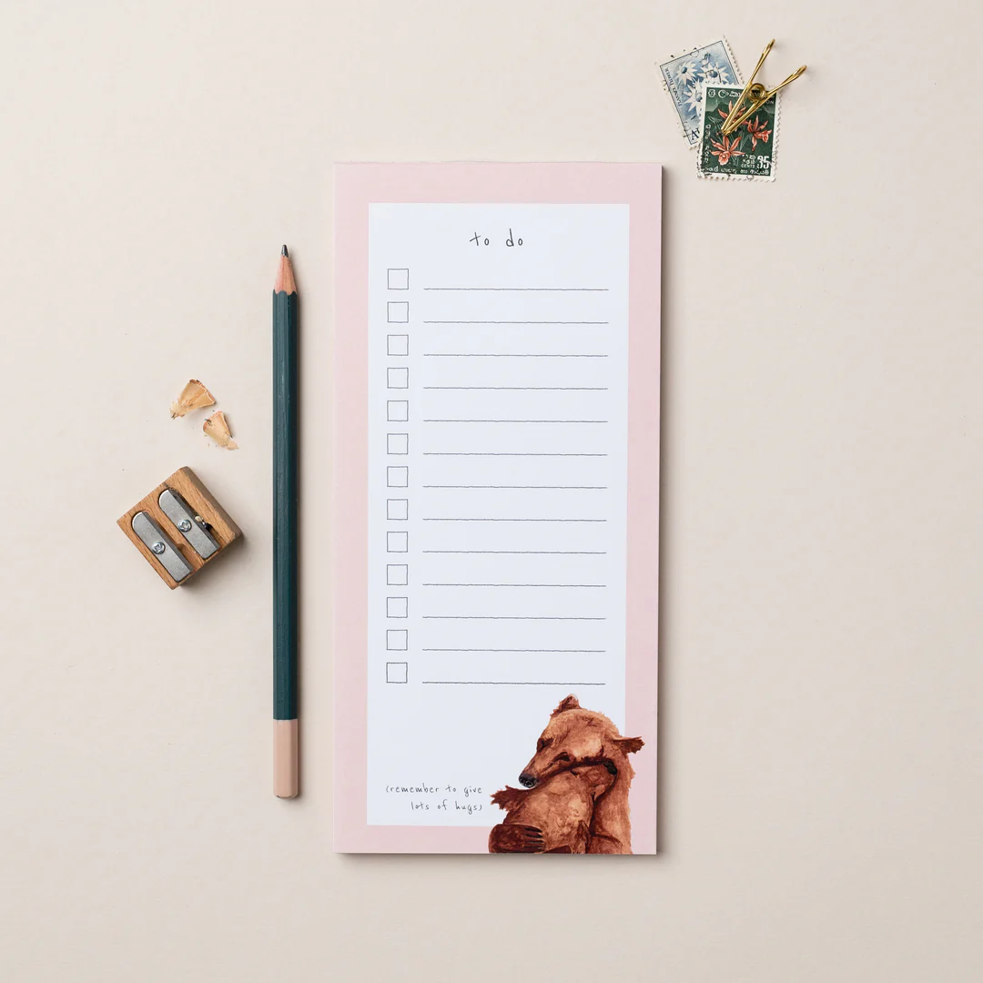 Hugging Bears To Do List Pad IMG 6464.webp