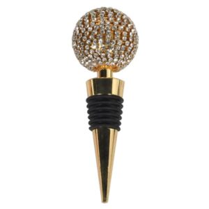 Gold Diamanté Bottle Stopper