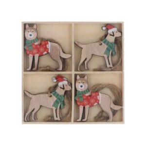 Set of 8 Hanging Decorations – Dogs Set of 8 Hanging Decorations Dogs