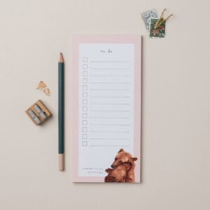 Hugging Bears To Do List Pad