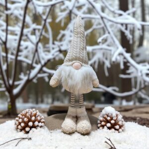 Gigget Stripe Leg Gnome Santa Gonk