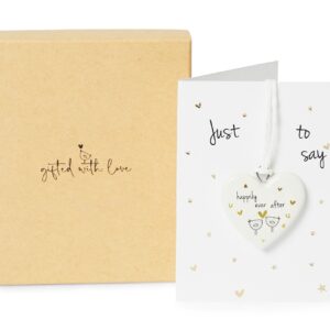Happily Ever After Porcelain Boxed Hanging Decoration with Card”