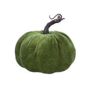 Velvet Green Pumpkin Ornament Velvet Green Pumpkin Ornament