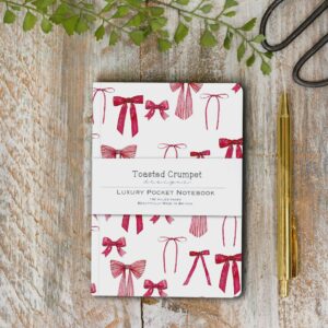 Pocket Notebook Lined A6 Bow Pure