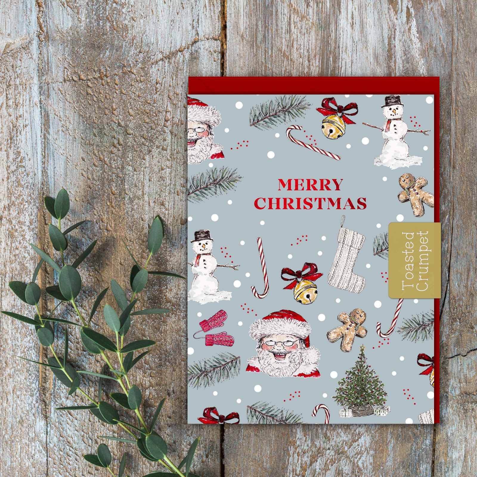 Merry Christmas Mini Christmas Card Merry Christmas Mini Christmas Card