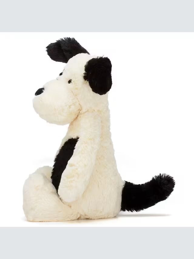 Jellycat Bashful Black & Cream Puppy – medium 2 IMG 7502.jpeg