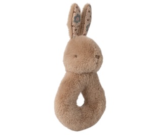 Rabbit rattle set – Cream peach 3 IMG 7993.jpeg