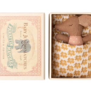 Sleepy wakey baby mouse in matchbox Rose