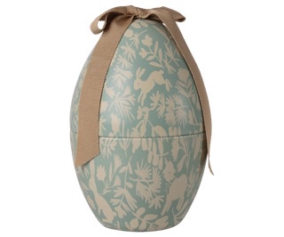 Easter egg, Medium – Dusty blue Easter egg, Medium Dusty blue