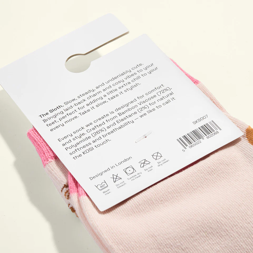 Bamboo Socks – The Sloth 3 IMG 8140.webp