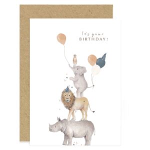 Safari Stack Birthday Card Safari Stack Birthday Card