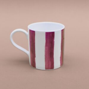 Raspberry (Stripes) Mug