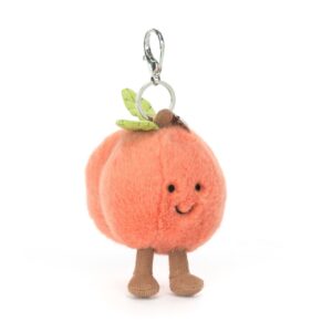 Jellycat Amuseables Peach Bag Charm Jellycat Amuseables Peach Bag Charm