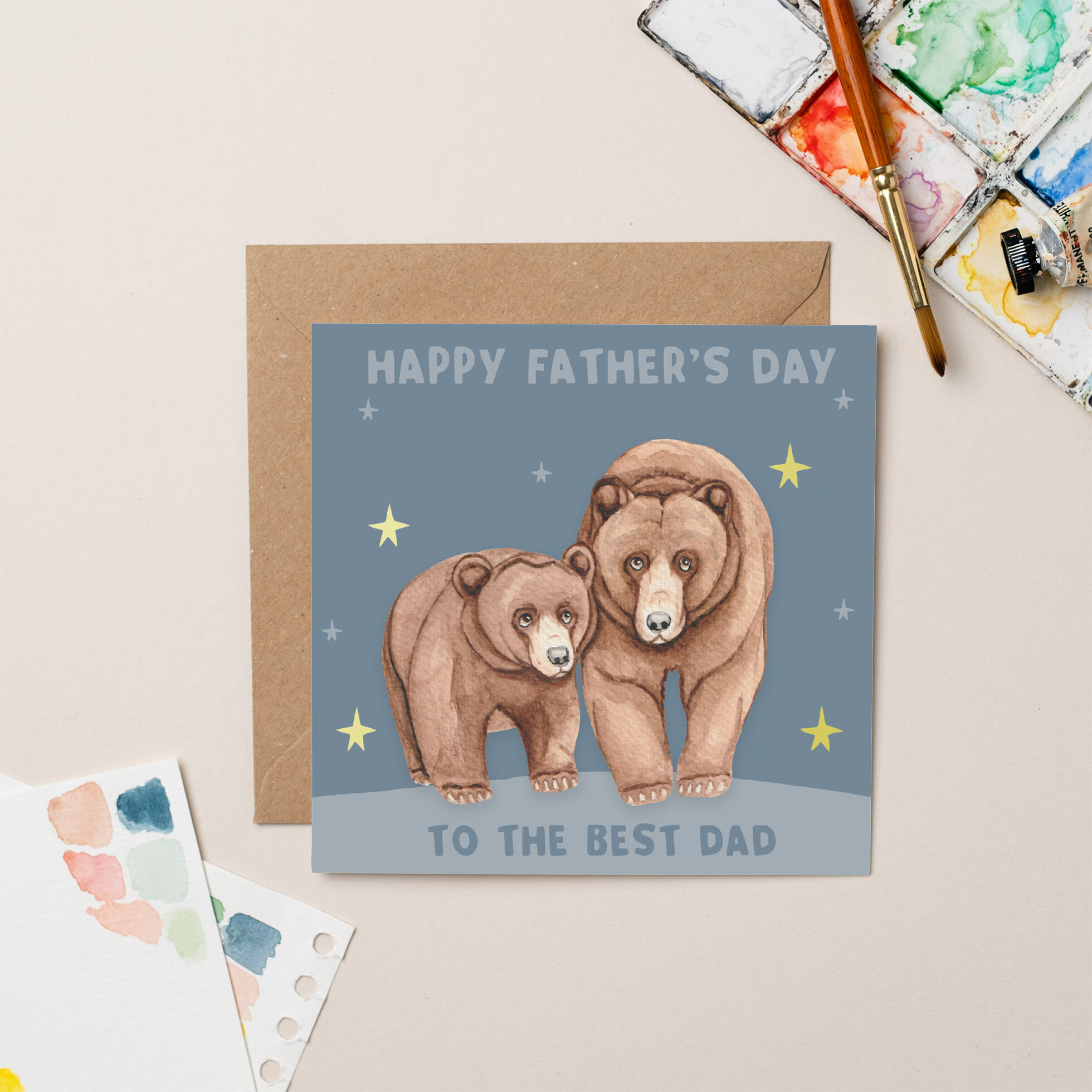 Happy Fathers Day to the Best Dad Card IMG 8778.jpeg
