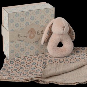 Bunny Rattle Set – Powder Bunny Rattle Set Powder