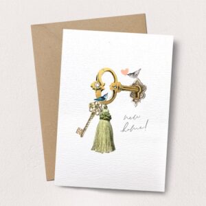 New Home Key & Lock Card New Home Key & Lock Card
