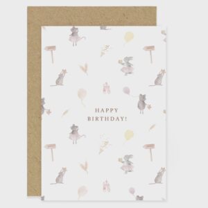 Ballerina Birthday Card Ballerina Birthday Card
