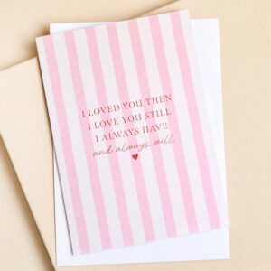 Always Will Greetings Card