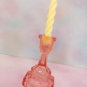 Classic Vanilla Pastel Swirl Candle Set of 2