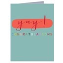 Mini Congratulations Greetings Card Mini Congratulations Greetings Card