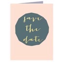 Mini Gold Foiled Save The Date Card Mini Gold Foiled Save The Date Card