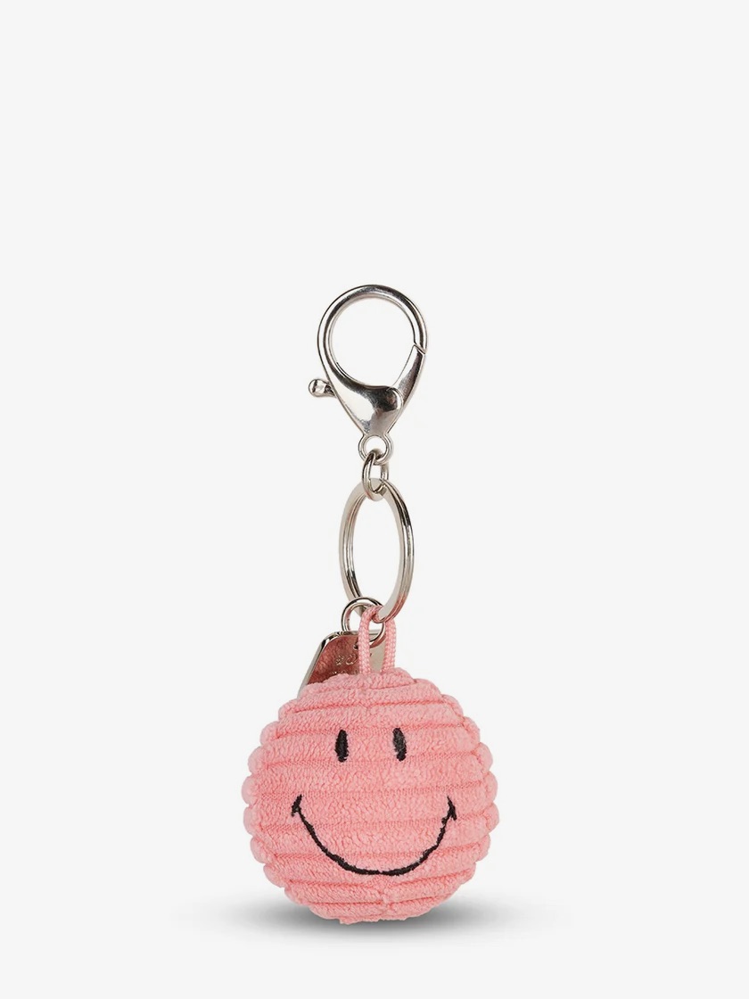 Smiley Keychain Eco Corduroy – Pink IMG 9865.jpeg