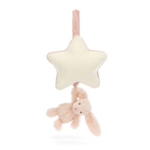 Jellycat Bashful Blush Bunny Musical Pull Jellycat Bashful Blush Bunny Musical Pull