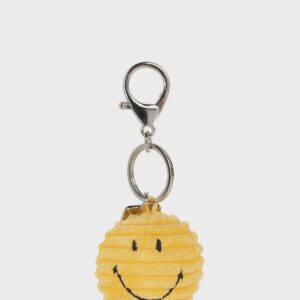 Smiley Keychain Eco Corduroy – Yellow Smiley Keychain Eco Corduroy Yellow
