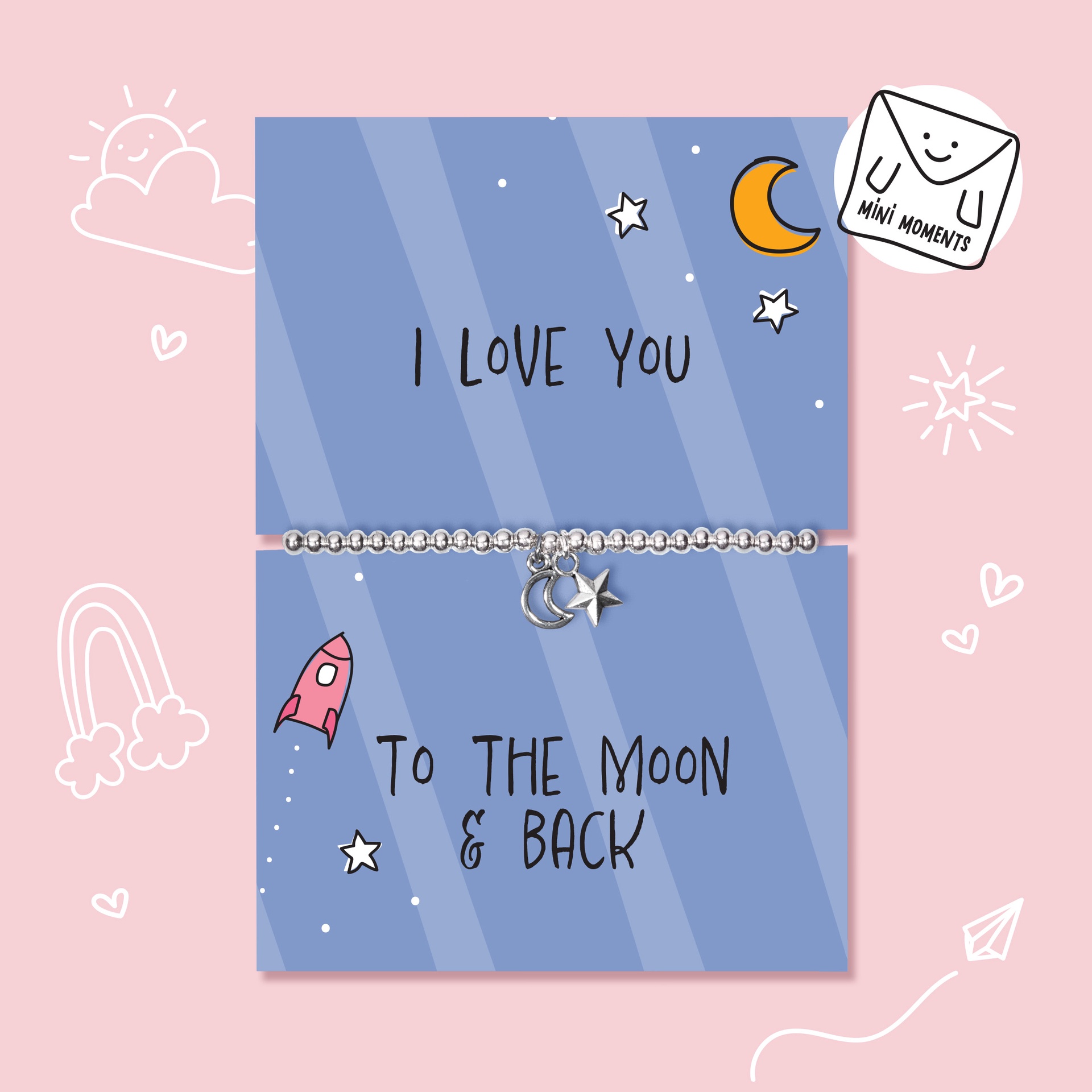 I Love You to the Moon and Back Childrens Bracelet I Love You to the Moon and Back Childrens Bracelet