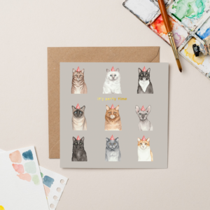 It’s Party Time Cats Card It’s Party Time Cats Card