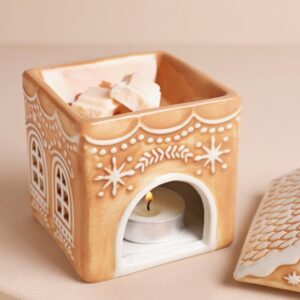 Gingerbread House Ceramic Wax Melt Burner