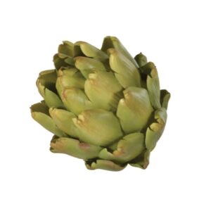 Green Artificial Artichoke Head