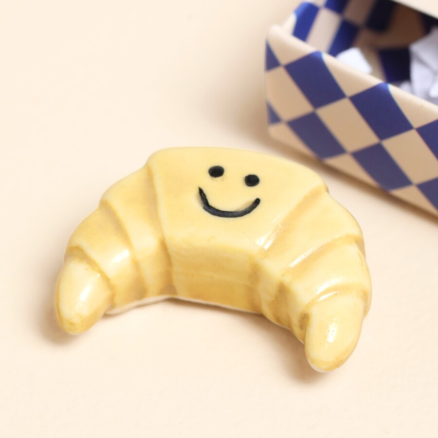 Tiny Matchbox Ceramic Croissant Token 2 IMG 0785.jpeg