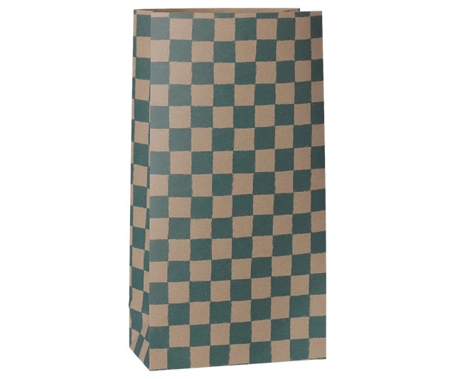 Maileg Gift bag, Medium – Checker – Petrol IMG 0796.jpeg