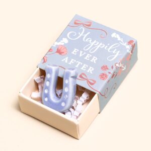 Tiny Matchbox Ceramic Horseshoe Token