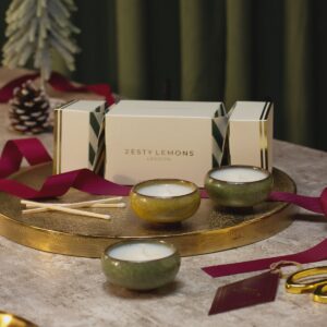 Under the Tree : Olive Tea Light Cracker (Box of 3) Cypress & Fig